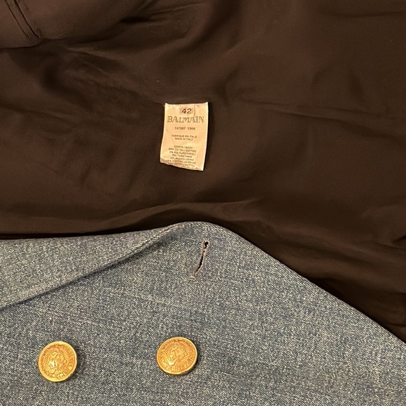 Balmain Brown Blazer Size 42 - Picture 12 of 16